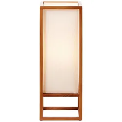 BRILLIANT Lampe, Seaside Tischleuchte 53cm natur/weiß, 1x A60, E27, 40W, Mit Schnurzwischenschalter