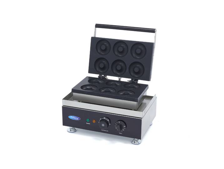 Machine À Donuts - 6 Donuts - Ø8cm - Avec Minuteur Intégré - Maxima