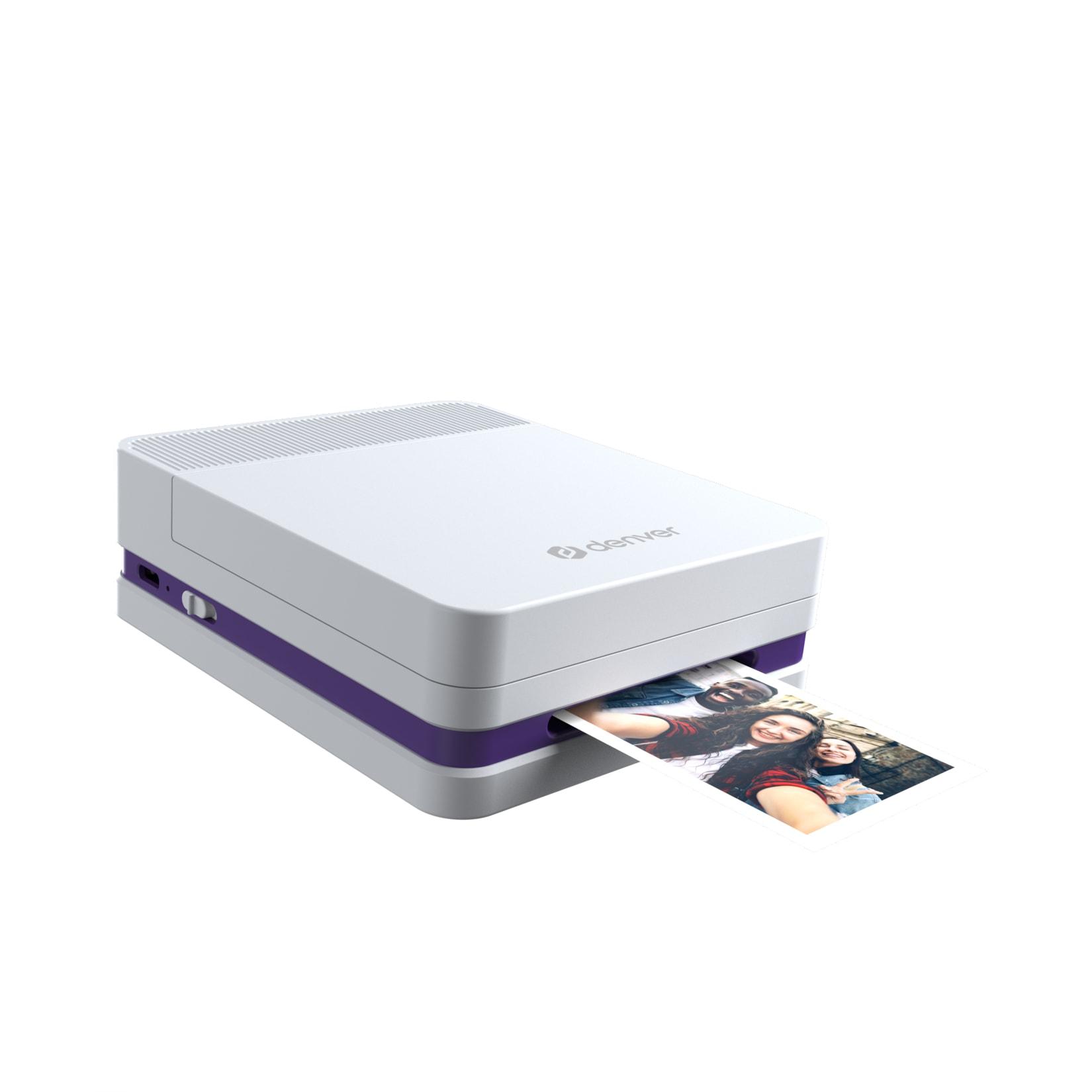 Denver MCP-6010 mobiler Bluetooth Drucker mit Druckzubehör, Farbdruck