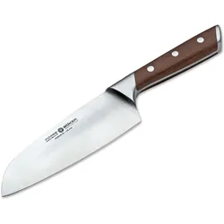Böker Forge Wood Santoku, Küchenmesser, Silber