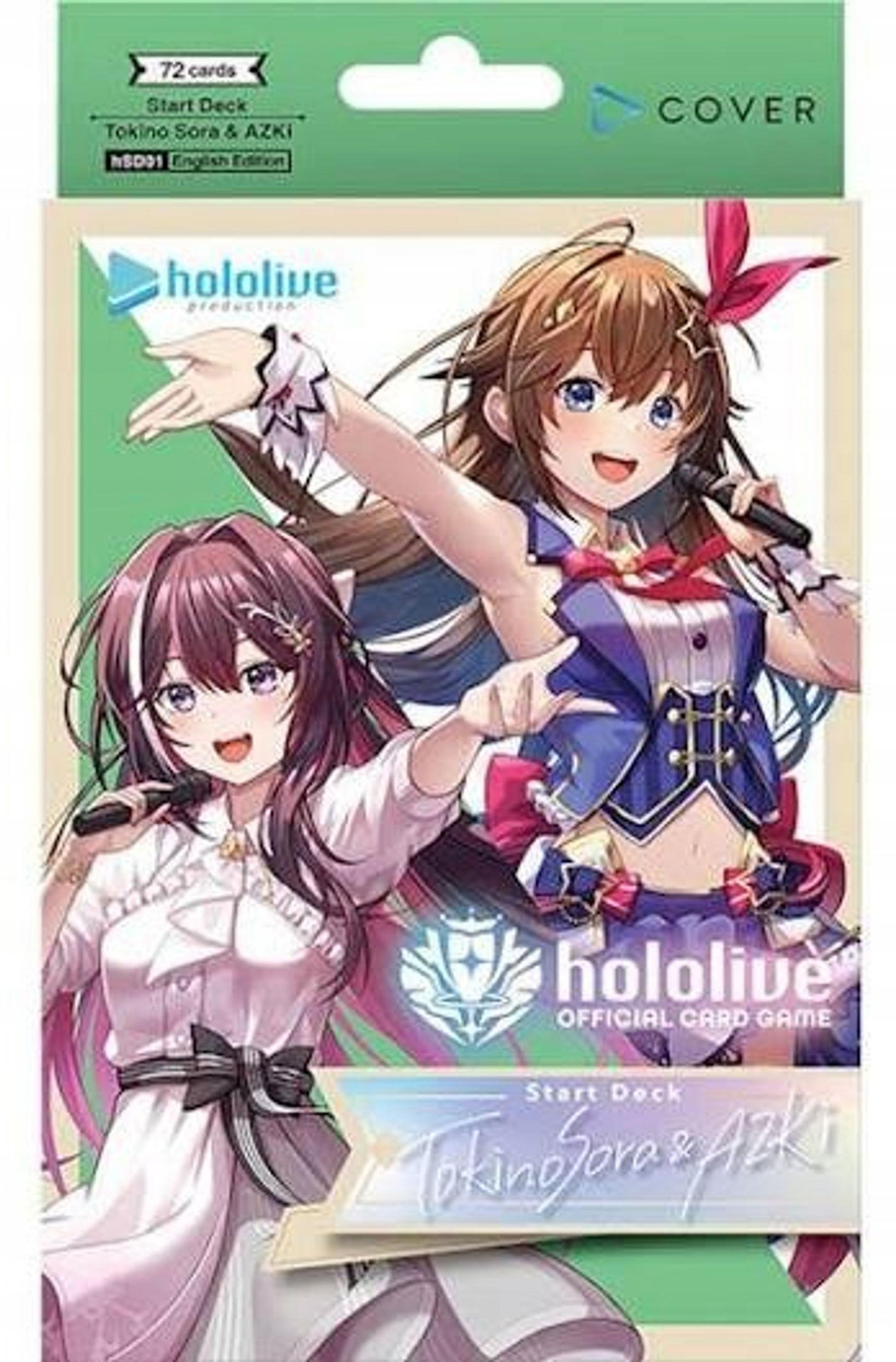 Hasbro Hololive Starter Deck Tokino Sora + AZKi