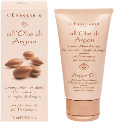 L'Erbolario Crema de Manos Antiedad de Óleo de Argán 75 ml 75 ml