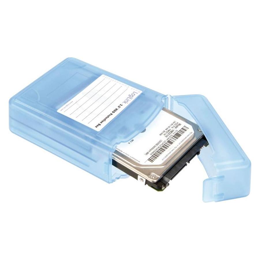 LogiLink HDD-Box fr 2 x 2,5" Festplatten, blau (UA0132)