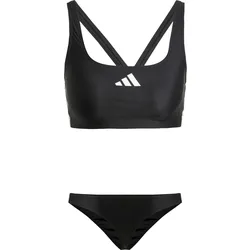 adidas 3S Bikini Set Damen | Gr. 34 | schwarz - schwarz