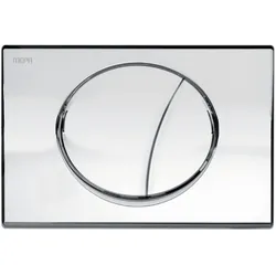 Mepa Ellipse für A21/E21 Betätigungsplatte 2-Mengen Glanz Chrom, 420756 420756
