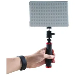 Falcon Eyes Bi-Color LED Lampe Set Dimmbar DV-240SL-K1 inkl. Accu (Videoleuchte), Dauerlicht, Mehrfarbig