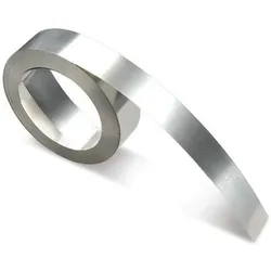 Dymo, Beschriftungsband, Prägeband Rhino 12mmx6.40m Stahl nicht klebend (1.20 cm)