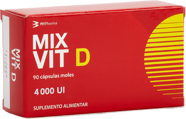 MyPharma Mixvit D 90 cápsulas moles