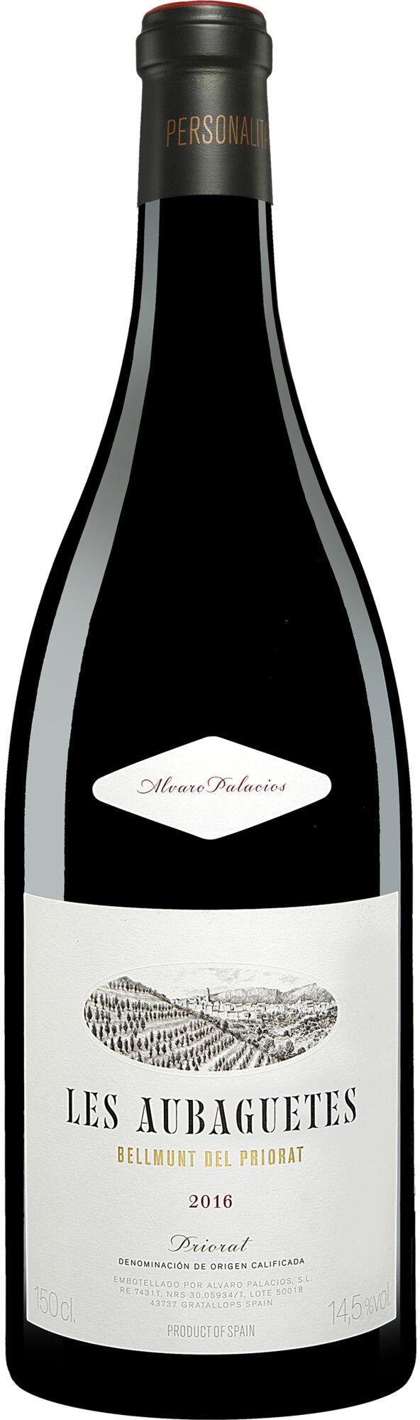 Álvaro Palacios Palacios Priorat »Les Aubaguetes« - 1,5 L. Magnum 2016 14.5% Vol. Rotwein Trocken aus Spanien