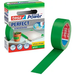 tesa Gewebebänder extra Power Perfect 19 mm x 2.75 m grün