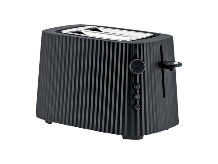 Toaster Plissé, Alessi, schwarz, Kunststoff