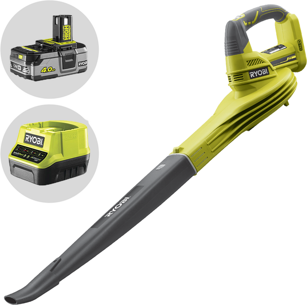 Ryobi RBL1820S40F  Akku-Laubbläser  18V 4Ah