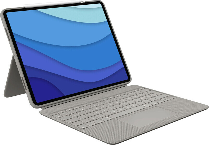 Logitech Combo Touch, QWERTY, Spanisch, Trackpad, 1,8 cm, 1 mm, Apple