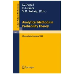 Analytical Methods in Probability Theory, Fachbücher