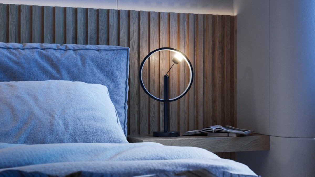 DesignNest Enso Floating Lamp - Draaibaar - Zwart