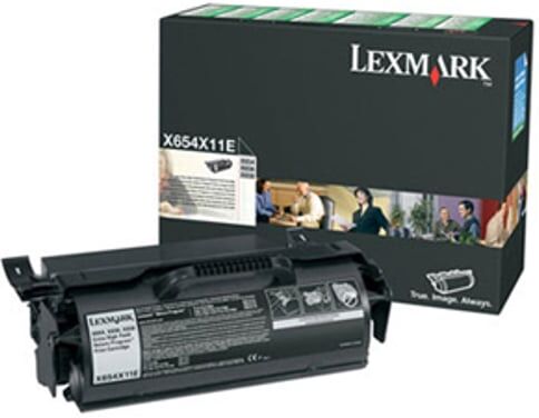 Lexmark X654X11E toner preto