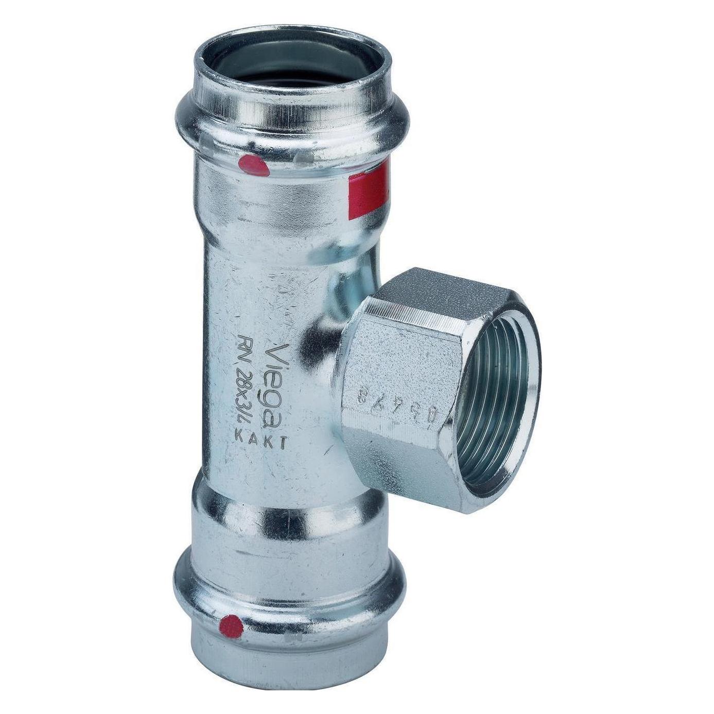 Viega 1117.2 - Te Prestabo 1117.2 Durchmesser 42 x 3/4x42 mm Stahl (T-Verbindung) (558963)