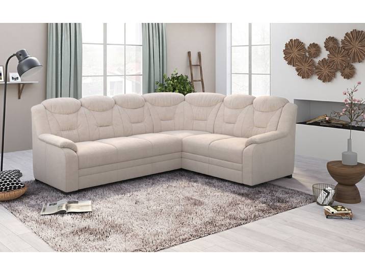 COTTA Ecksofa Marcus, mit Schlaffunktion und Bettkasten, wasserabweisendes Chenille-Gewebe
