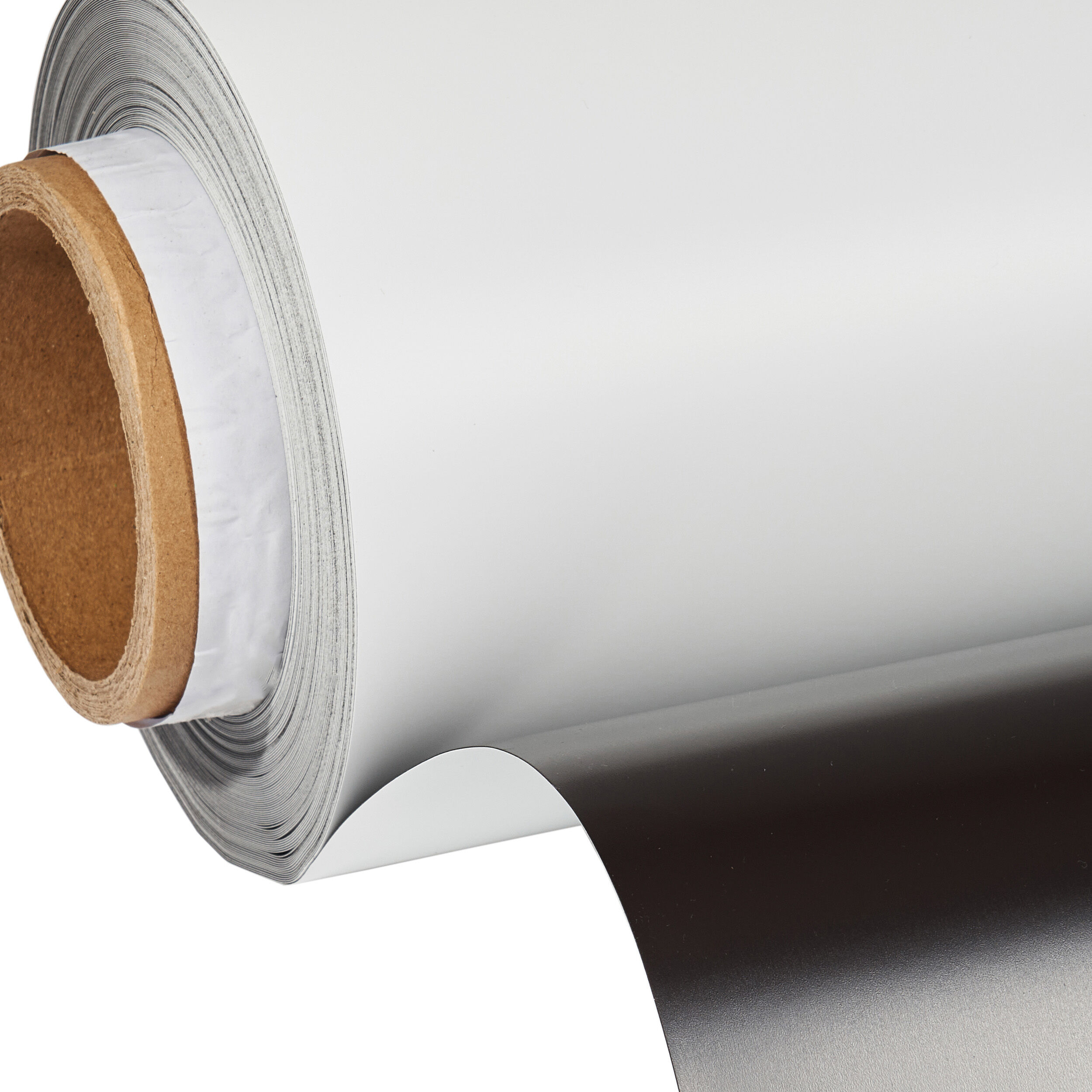 HMT 1 Rotolo - Foglio magnetico stampabile, bianco 1.270 mm   18 g/cm²   20 m   0,5 mm, ferrite, PVC