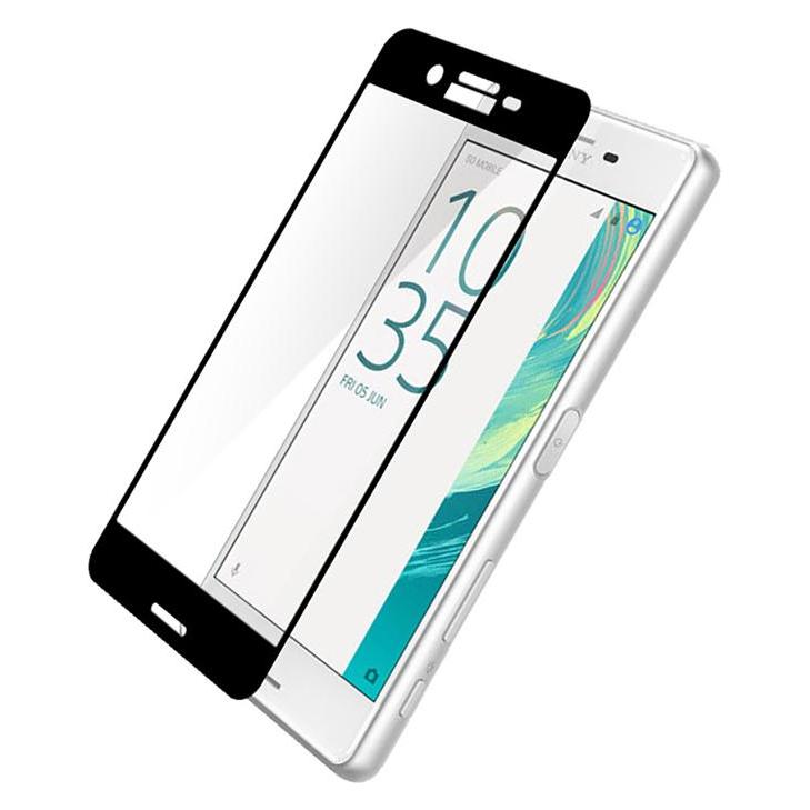 Tellur Tempered Glass full cover for Xperia XA1, Black (1 Stk., Sony Xperia XA1) (TLL145374)