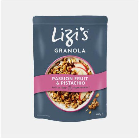 LIZIS GRANOLA MARACUJA E PISTACHIO LIZI S 400g