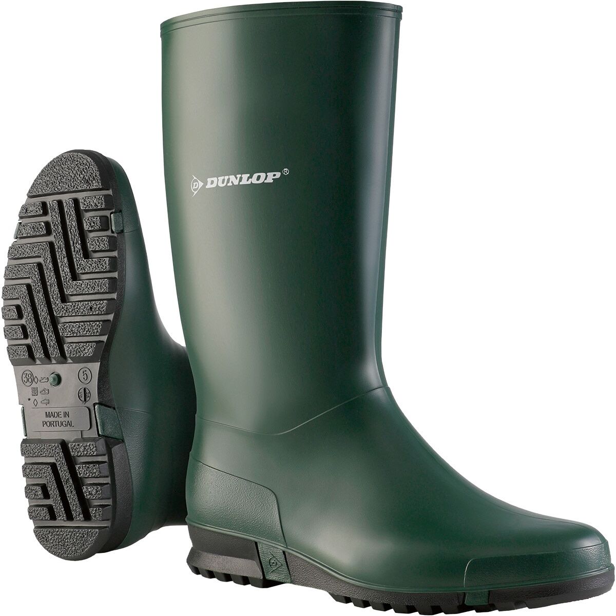 Gummistiefel DUNLOP "Sport", Jungen, Gr. 31, grün, Obermaterial: 100% PVC PVC., Schuhe Gummistiefel
