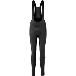 GripGrab PACR Thermo Bibtights Damen | Gr. L | schwarz - schwarz