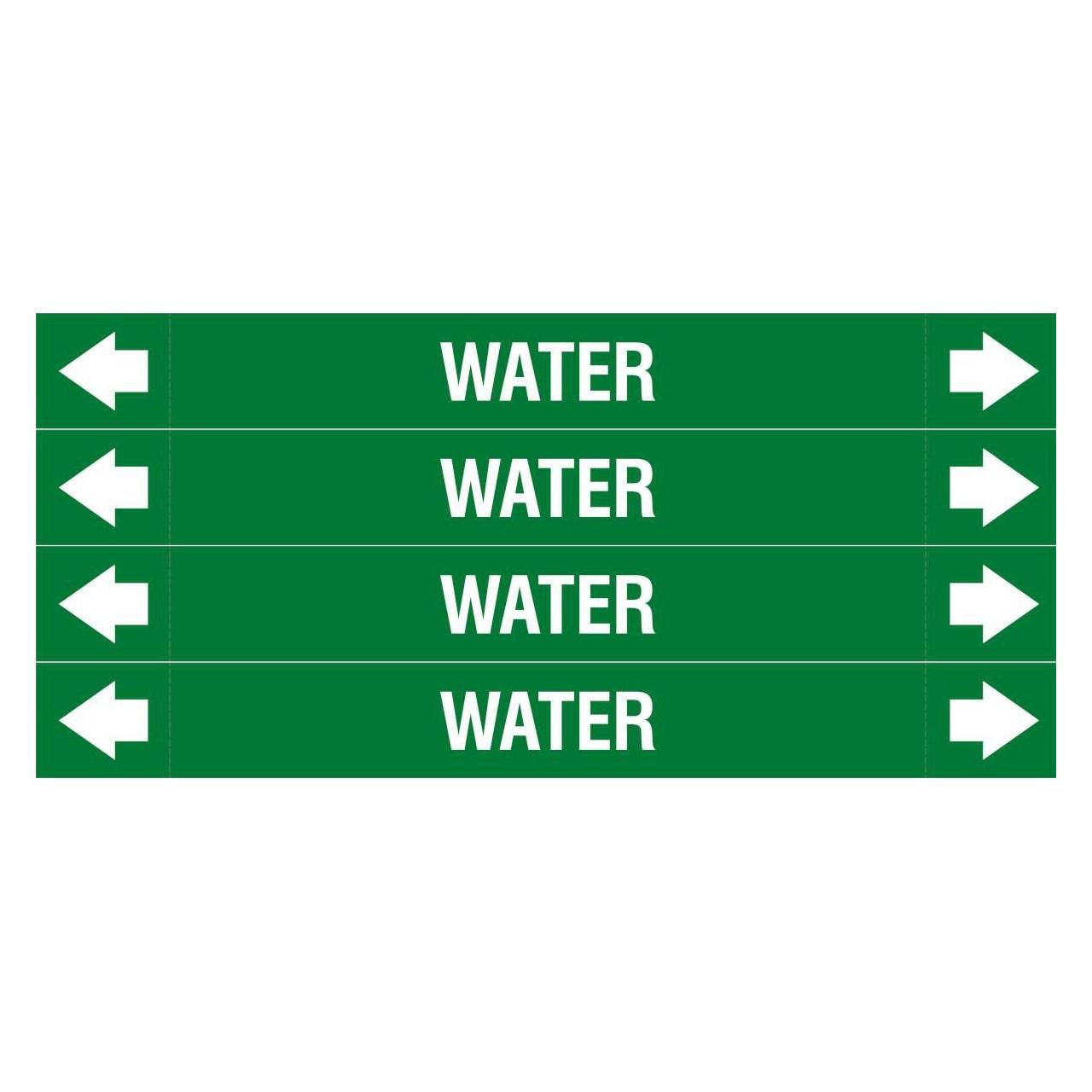 Brady ASME - Rohrmarkierer - Water (ASMEPM-26X230MM-WATER)