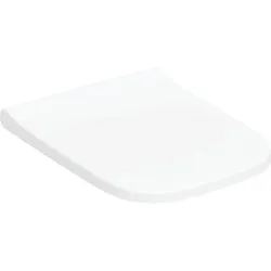 Geberit iCon WC-Sitz eckiges Design m. Absenkautomatik, Quick Release, weiß