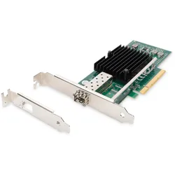 Digitus Single Port 10 Gigabit Ethernet Netzwerkkarte, SFP, PCI Express, Intel Chipsatz