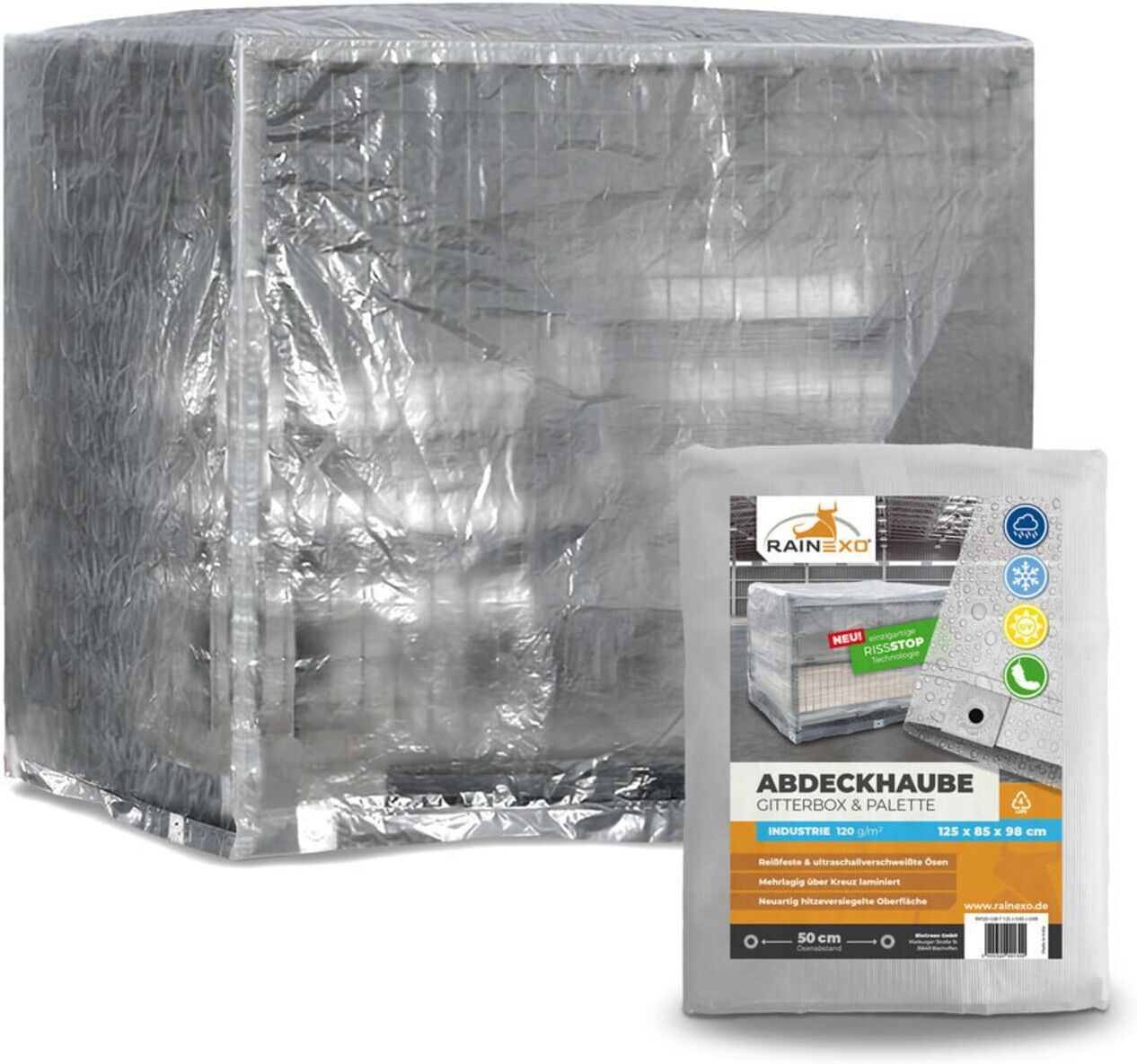 Green Abdeckhaube - Gitterbox, Transparent ; BioGreen (RX120-GIB-T)
