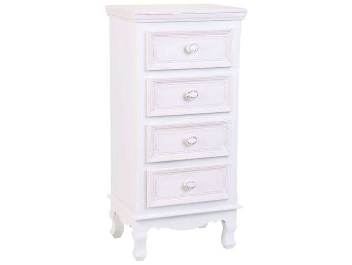 Chiffonnier en bois blanc 40x30x82