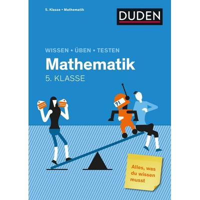 Wissen - Üben - Testen: Mathematik 5. Klasse, Taschenbuch von , Duden ein Imprint von Cornelsen Verlag GmbH