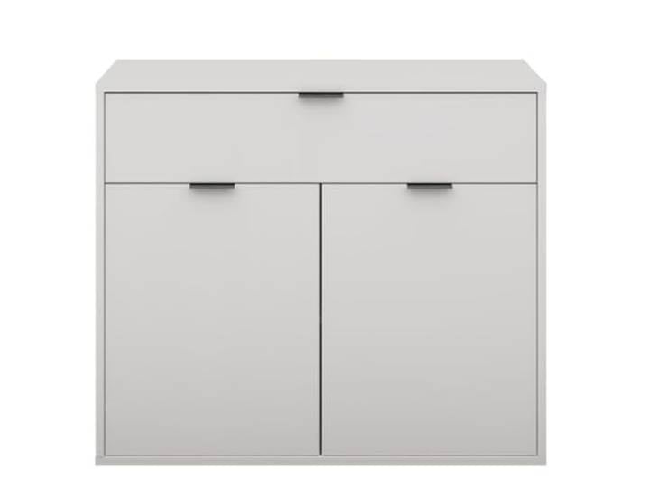 FURNARO Kommoden Bonnie Schrank Sideboard in kreidegrau matt Lack B/H/T: 101x87x45 cm