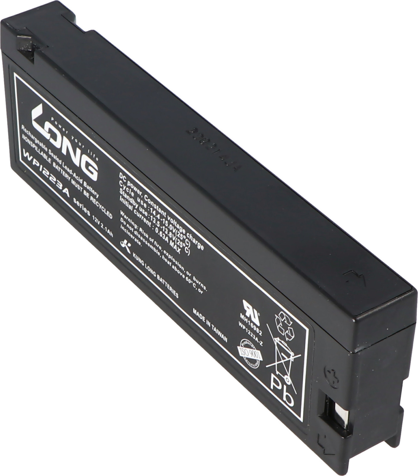 Kung Long WP1223A loodaccu 12V 2100mAh met klikcontact