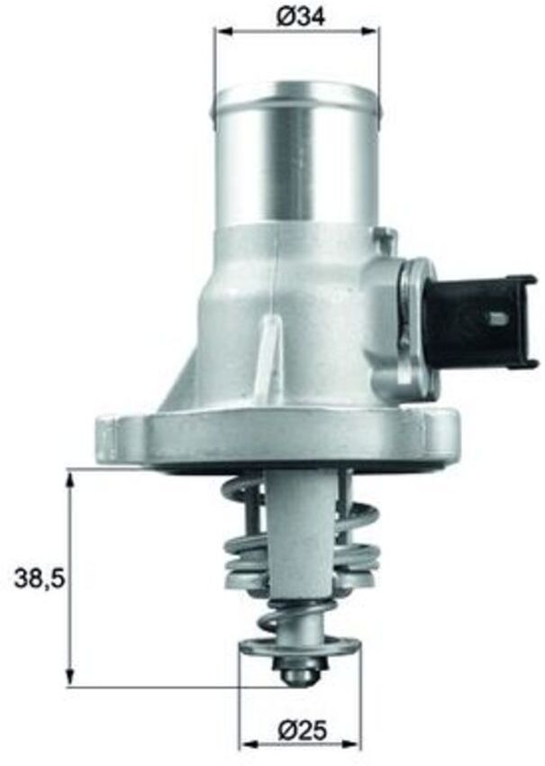 Thermostat, Kühlmittel MAHLE TM 41 105