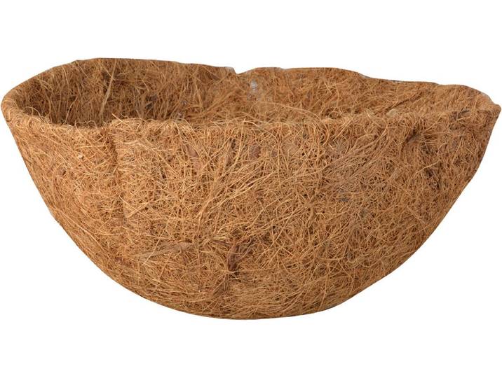 Esschert Design Voorgevormde inlegvel kokos - voor hanging basket - D25 cm - kokosinleggers / plantenbak van kokos