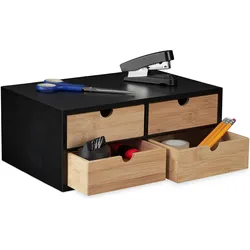 Relaxdays, Schreibtisch Accessoire, Schreibtisch-Organizer