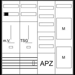 ABN Zählerschrank S47ZA110ZM