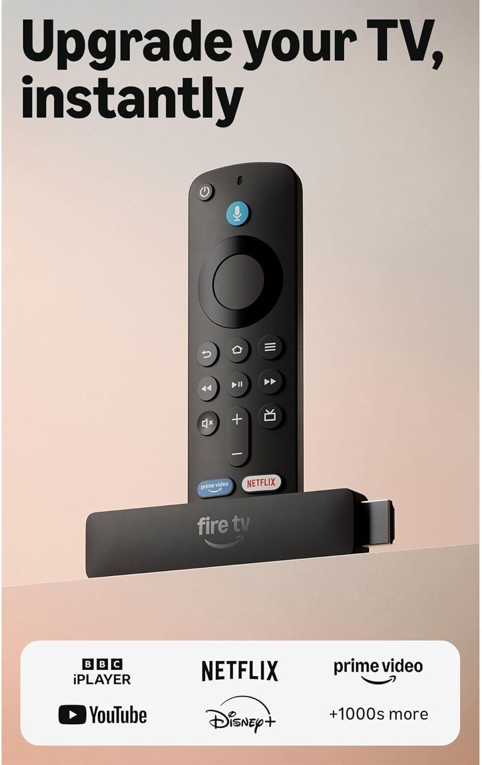 Amazon Fire TV Stick HD 2nd Gen 2026 – Alexa Voice Remote, Wi-Fi 6, Full HD Streaming & TV-Powered Design