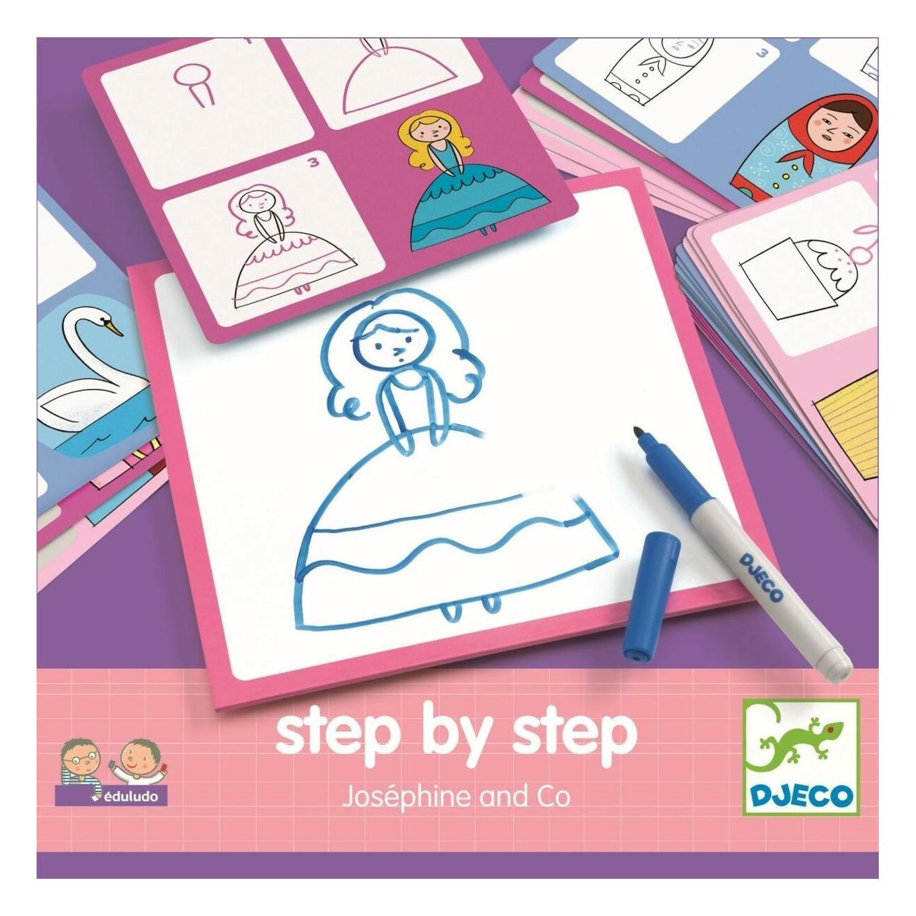 Djeco Eduludo Step by step Josephine and Co (mult) (Deutsch, Englisch, Französisch, Italienisch) (5408320)