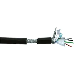 DAP Digi-Quad - DMX 4-poliges DMX-Quad-Digitalkabel - 100-m-Rolle - Schwarz