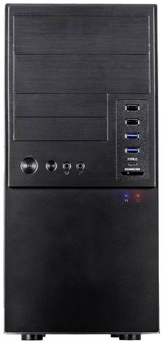 Inter-Tech IT-6865 Micro-Tower PC-Gehäuse Schwarz