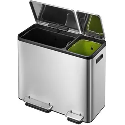 EKO Mülltrennsystem, Abfalleimer, Silber