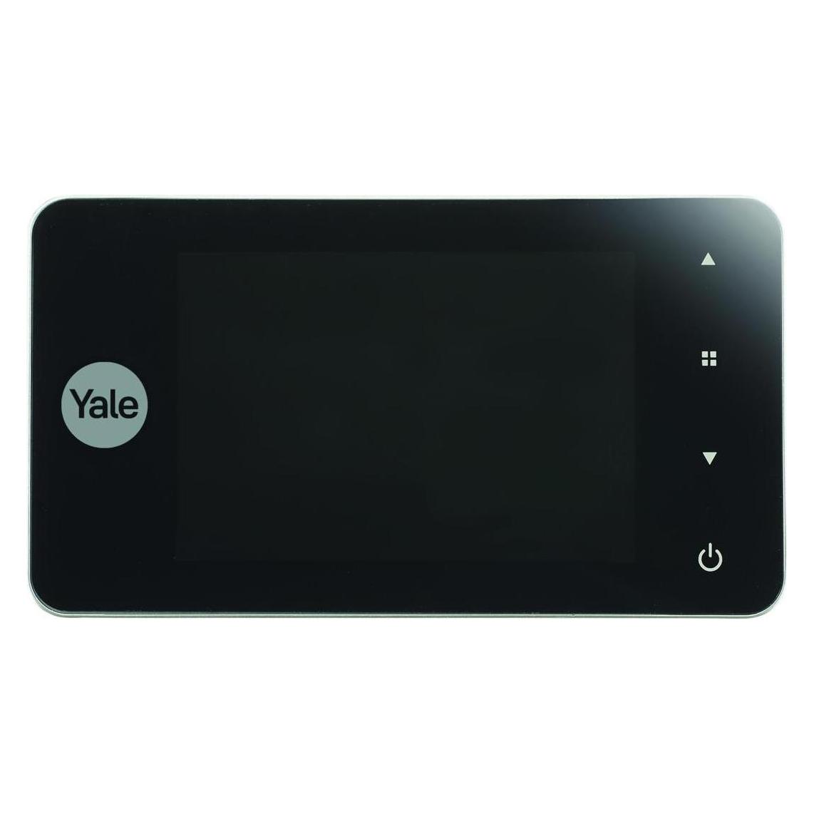 Yale YA-45001440-6011 - Digital Door Spy DDV 4500, 4quot Display, Silver, With Doorbell amp Night V (Digital) (YA-45001440-6011)