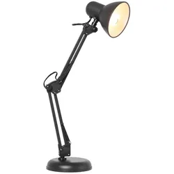 Mexlite Tischleuchte STUDY, E27, schwarz matt STE-3456ZW