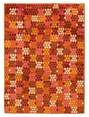 ECARPETGALLERY Hand-knotted Akhjah Burnt Orange Wool Rug - 6'3 x 8'6