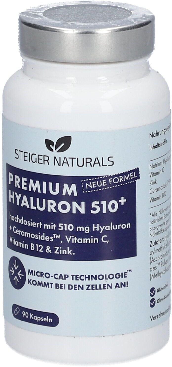 Steiger Naturals Hyaluronsäure Kapseln 90 St 90 St Kapseln