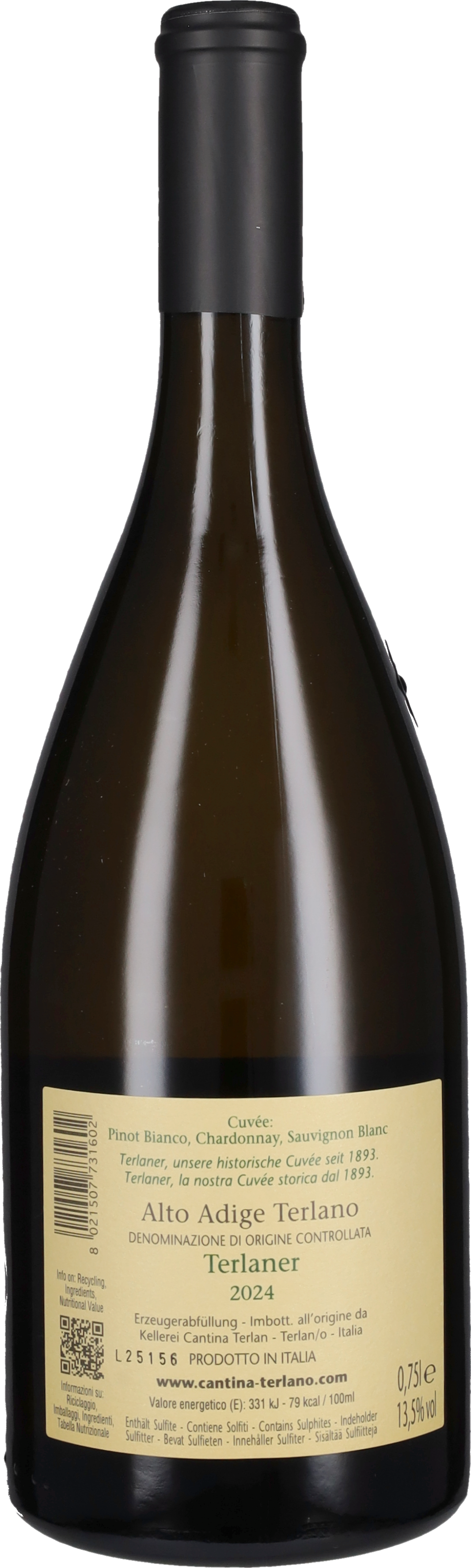 Terlaner Cuvée Bianco Cantina Terlano 2025