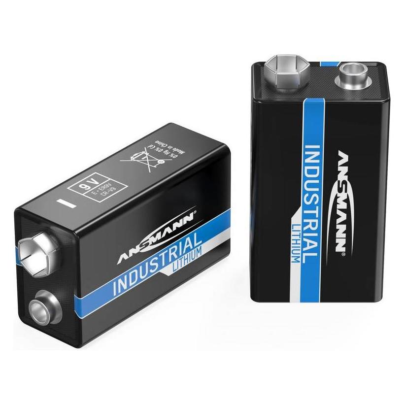 Ansmann 9 V Block-Batterie Lithium Lit (5 Stk., 9V Block, 1200 mAh) (1505-0002)
